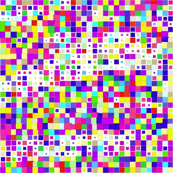 Fondo Mosaico Colorido Con Cuadrados — Archivo Imágenes Vectoriales