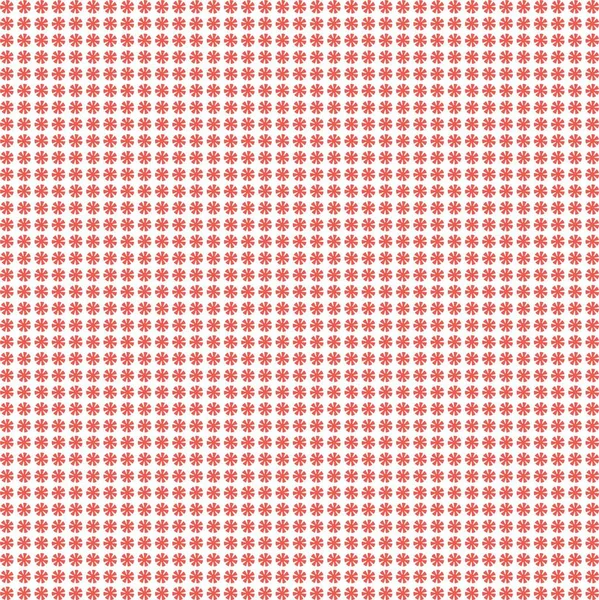 Red Floristic Pattern White Background — Stock Photo, Image
