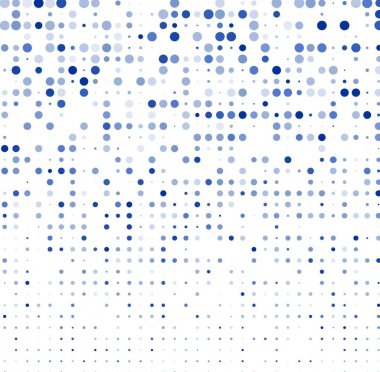 Beyaz arkaplanda mavi noktalar 