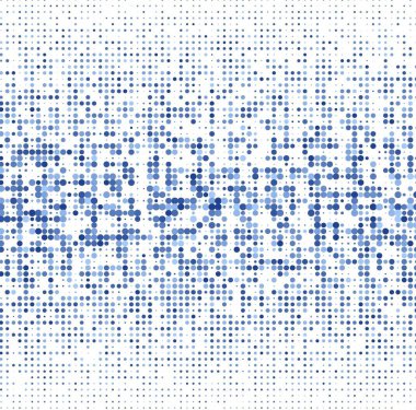 Beyaz arkaplanda mavi noktalar 