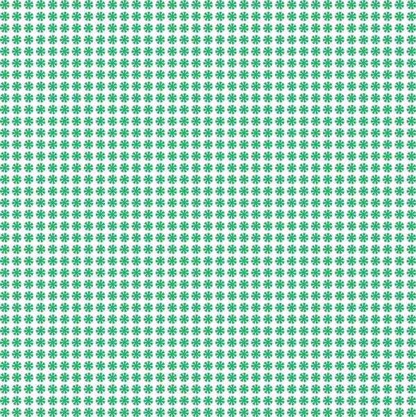 Pattern Abstract Green Flowers White Backdrop — Stock Photo, Image