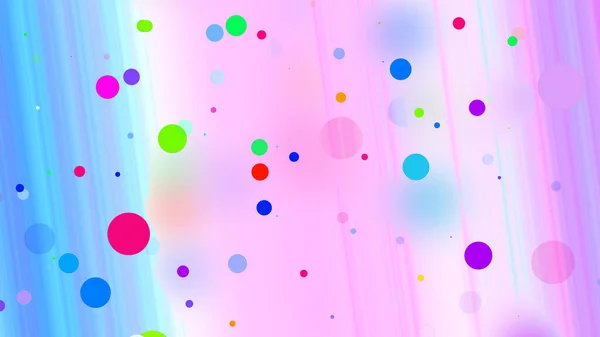 Balões Coloridos Superfície Azul Rosa — Fotografia de Stock
