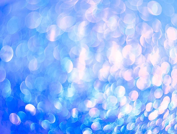 Sfondo Blu Con Bokeh Bagliore — Foto Stock