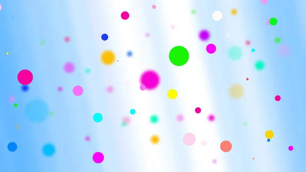 Kleurrijke Ballonnen Blauwe Achtergrond — Stockfoto