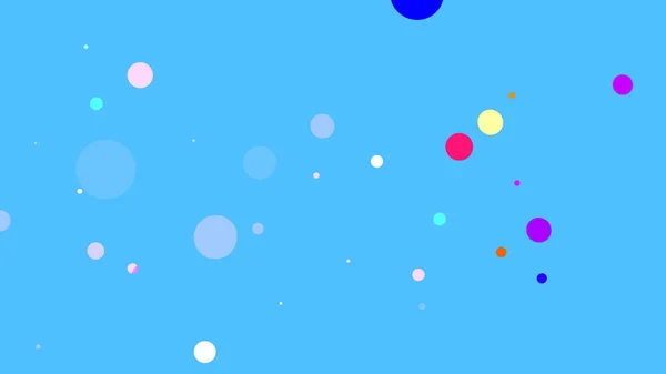 Bunte Luftballons Auf Blauem Hintergrund — Stockfoto
