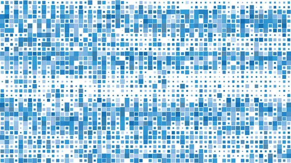 Blå Mosaik Bakgrund Med Rutor — Stockfoto
