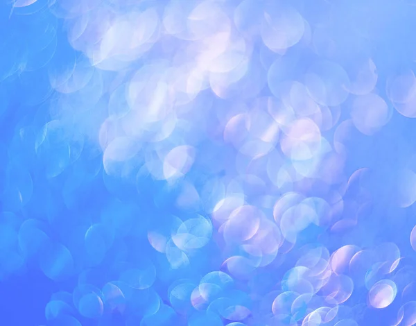 Blue Background Bokeh Glow — Stock Photo, Image