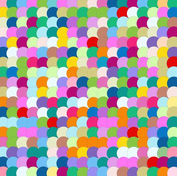 Patroon Met Kleurrijke Cirkels — Stockvector