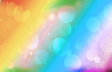 Bokeh ile renkli arkaplan 