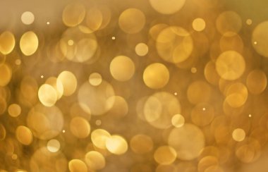 Bokeh ile altın arkaplan 