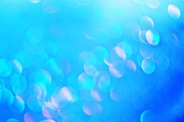 Bokeh ile mavi arkaplan