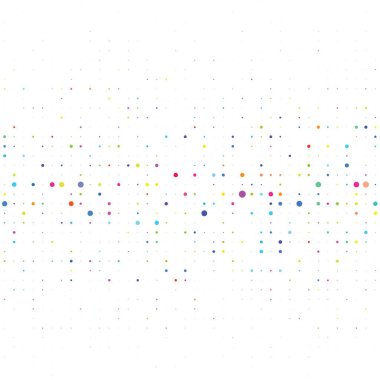 Beyaz arkaplanda noktalar