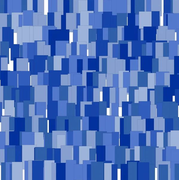 Cubes Bleus Sur Fond Blanc — Image vectorielle