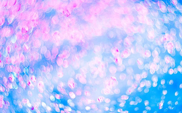Sfondo Blu Rosa Luci Astratte — Foto Stock