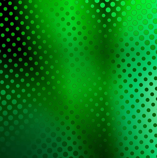 円のある抽象的な緑の背景 — ストック写真