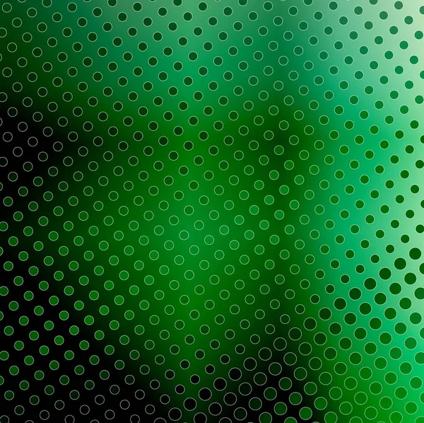 円のある抽象的な緑の背景 — ストック写真