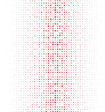 Beyaz arkaplanda kırmızı noktalar