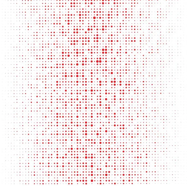 Red Dots White Background — Stock Vector