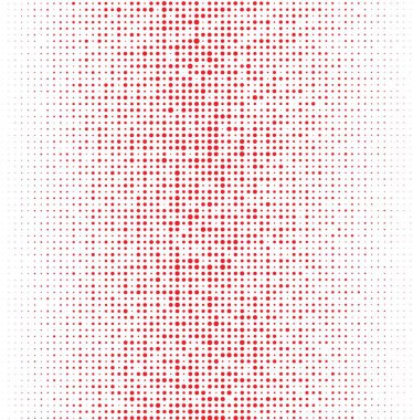 Beyaz arkaplanda kırmızı noktalar