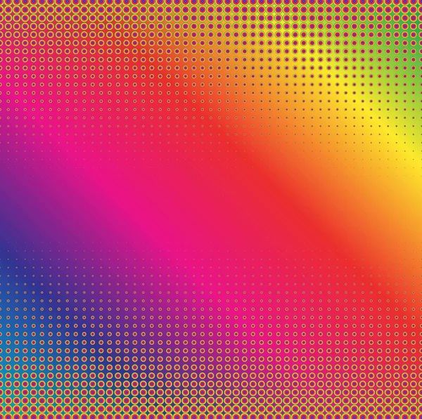 Abstract Rainbow Background Dots — Stock Vector