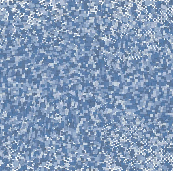 Motif Mosaïque Bleue Avec Carrés — Image vectorielle