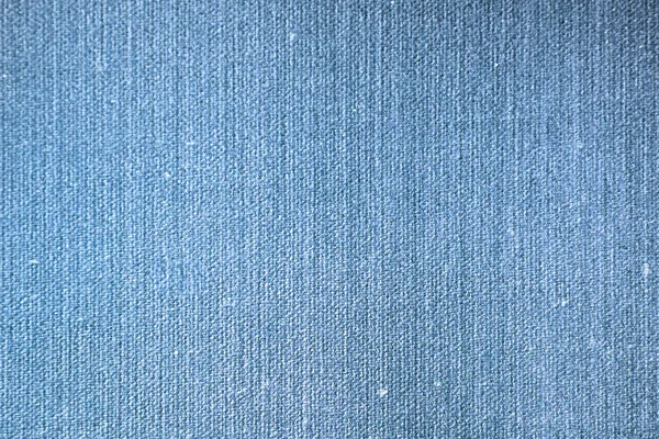 Getextureerde Achtergrond Van Blauw Natuurlijk Textiel — Stockfoto