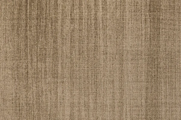 Teksturowane Tło Brązowego Naturalnego Materiału Włókienniczego — Zdjęcie stockowe