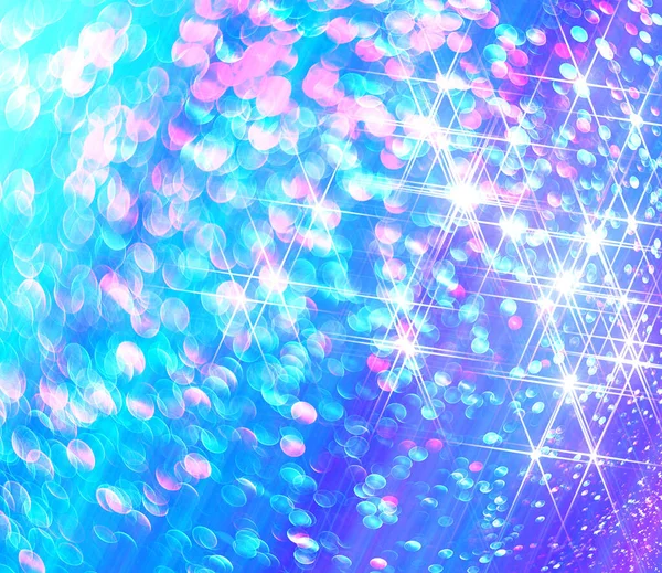 Fondo Azul Con Bokeh Brillo — Foto de Stock