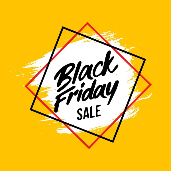 Abstract vector black friday sale layout background — Stock Vector