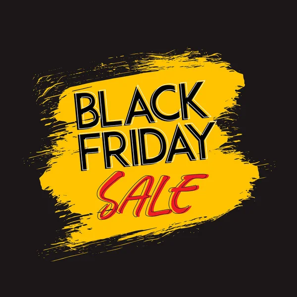 Abstract vector black friday sale layout background — Stock Vector