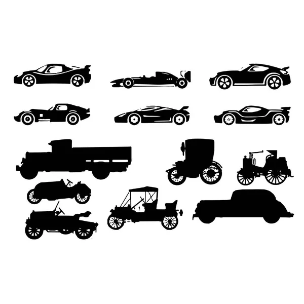 Набори автомобілів і на векторі колекції автомобілів — стоковий вектор