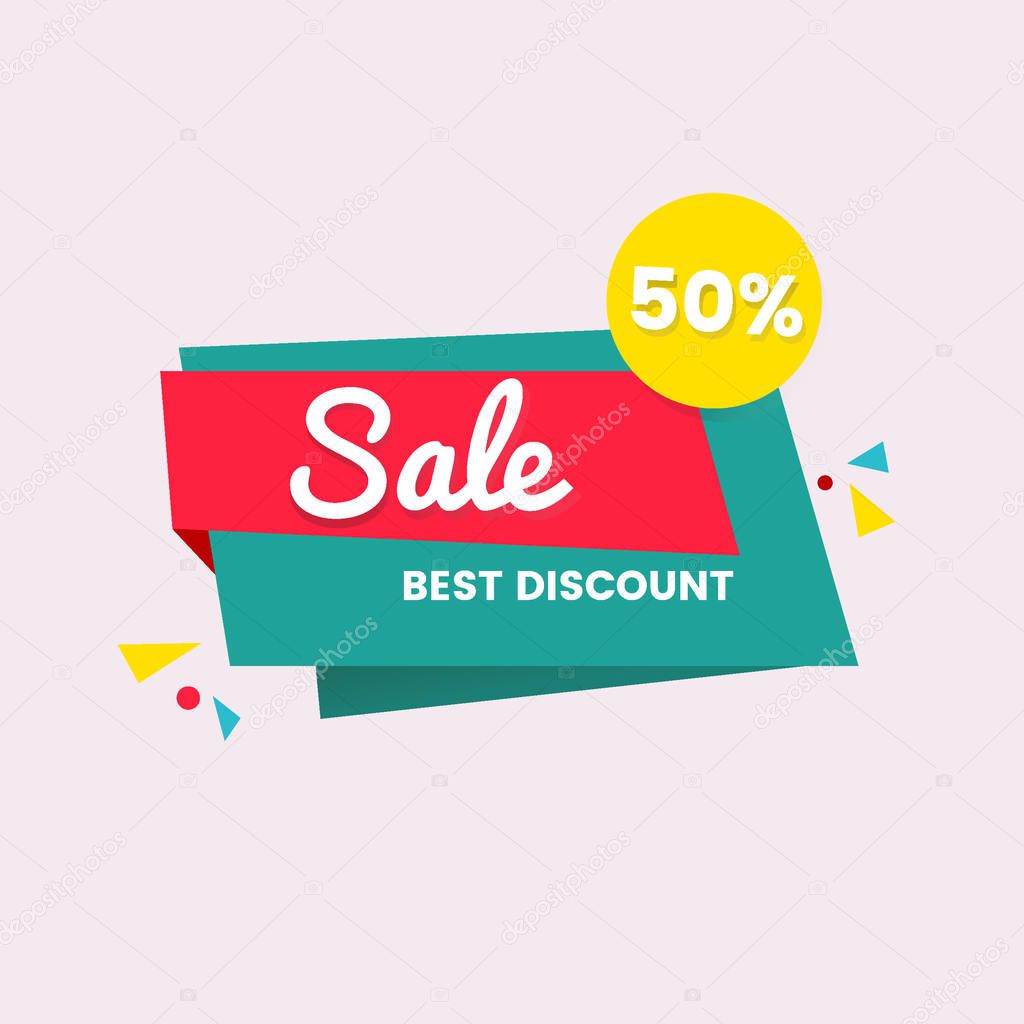 Super Sale Design Colorful template Vector illustrator