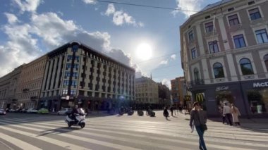 Riga, Letonya 25 Eylül 2019 Hafta sonu pazarı, açık hava pazarı.