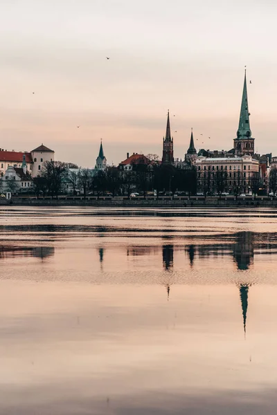 Vista Panorâmica Cidade Riga Letónia — Fotografia de Stock
