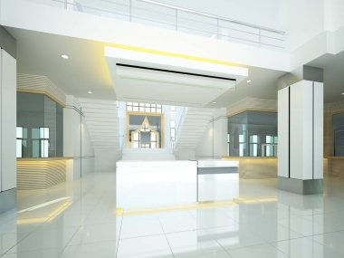 dahili salonun tasarımı, 3D görüntüleme