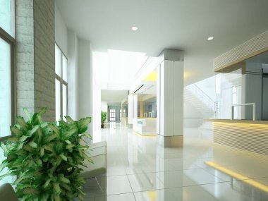 dahili salonun tasarımı, 3D görüntüleme