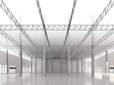 iç ambar, 3d render tasarım kroki