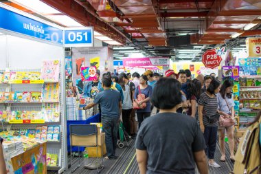 Bangkok - 28 Ekim 2018: Tanımlanamayan ziyaretçi defterinde adil 28 Ekim 2018 Bangkok, Tayland