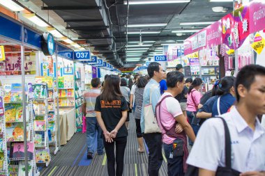 Bangkok - 28 Ekim 2018: Tanımlanamayan ziyaretçi defterinde adil 28 Ekim 2018 Bangkok, Tayland