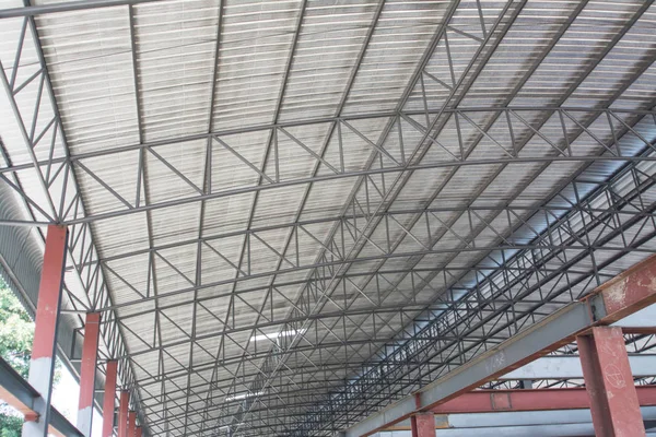 Metal Roof Structure Construction — Stock Photo, Image