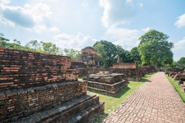 Wat Mahathat Tapınağı Sukhothai Tarihi Parkı, Tayland 