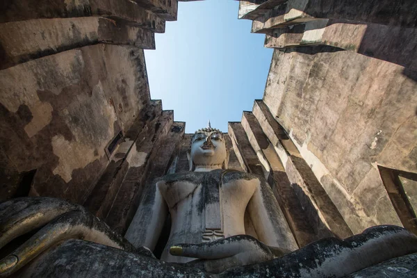 素可泰历史公园的斯里普姆寺 泰国素可泰 这被联合国教科文组织宣布为世界遗产 — 图库照片