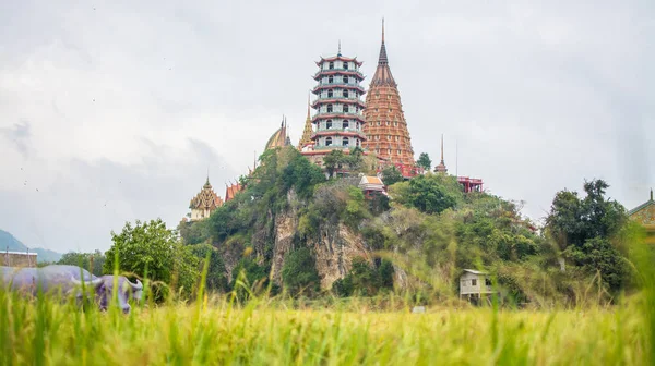 Landskap Wat Tham Sua Thailändska Templet Kanchanaburi Thailand Bild — Stockfoto