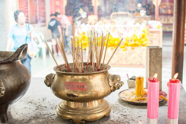 Joss Sticks Pot — Stock Photo, Image