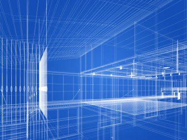 dahili salonun tasarımı, 3D görüntüleme