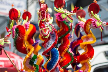 Çin Ejderha oyuncak arka plan