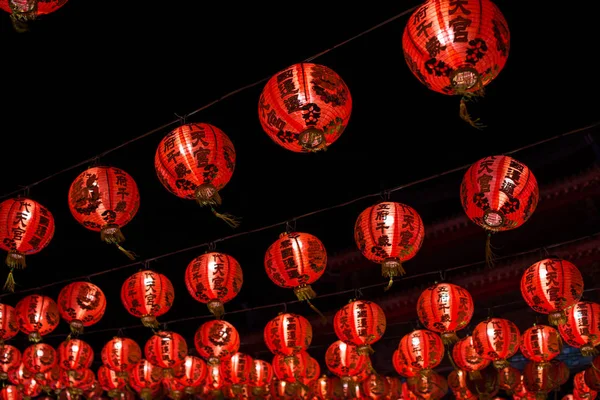 Chinesische Neujahrslaternen Chinatown Thailand — Stockfoto