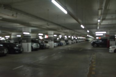 Soyut bulanıklık görüntü arka plan otopark 