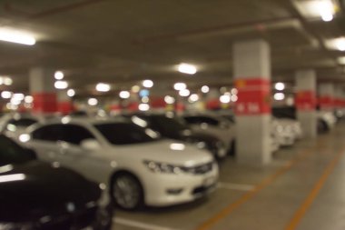 Soyut bulanıklık görüntü arka plan otopark 