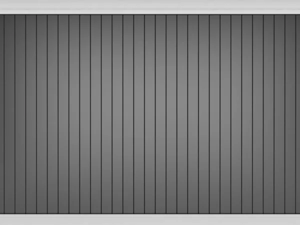 장식 클래식 블랙 벽, 3d 렌더링 — 스톡 사진